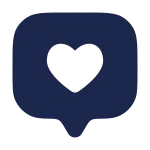 Chat Square Like SVG Icon